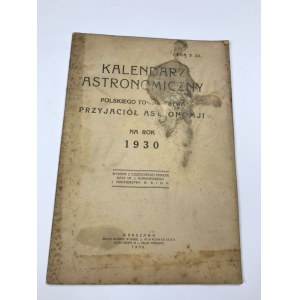 Kalendarz astronomiczny 1930