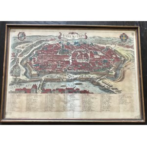 Vienna Austriae Braun & Hogenberg 1617 [Panorama Wiednia]