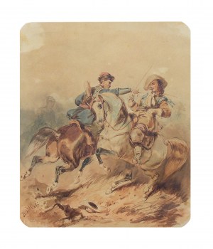 Henryk Pillati (1832-1894), Pojedynek, 1856