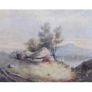 Artysta nieokreślony (XIX w.), Jeziorow górach, 1883 r.