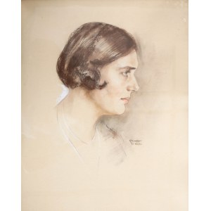 Erich Stumpf prawdopodobnie (1877 Gdańsk-1943 tamże), Portret kobiety