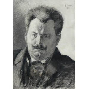 Wilhelm Mitarski (1879 Lackie Małe k. Złoczowa-1923 Kraków), Portret Jana Kasprowicza, 1902