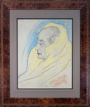 Stanisław Ignacy Witkiewicz (1885 Warszawa - 1939 Jeziory na Polesiu), Portret Edmunda Strążyskiego, 1930