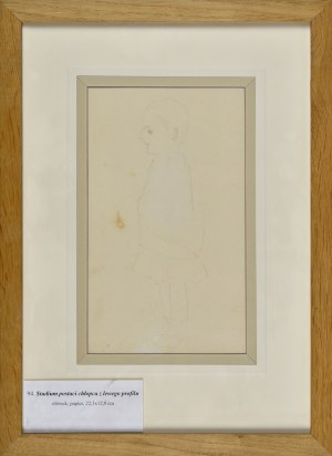Jacek Malczewski (1854-1929), Studium postaci dziecka z lewego profilu