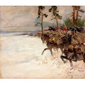 Jerzy Kossak (1886-1955), Kirasjerzy, 1922