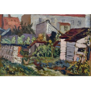 Kazimierz Podsadecki (1904 - 1970), Podwórko, 1936