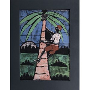 Faring Sanyag, Mężczyzna wspinający się na palmę kokosową