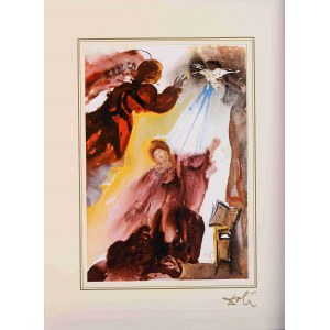 Salvador Dali, Annuntiatio z teki z teki 40 Paintings of the Bible