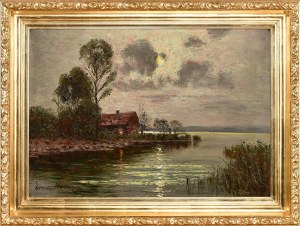 Ernst Hugo Lorenz-Murowana (1872-1950), Pełnia nad jeziorem