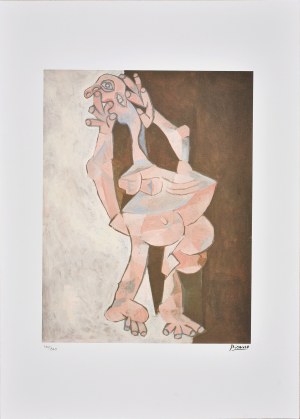 Pablo Picasso (1881-1973), FigureCubiste Debout.