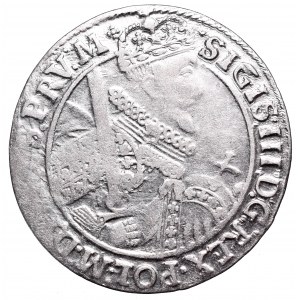 Sigismund III, 18 groschen 1621, Bromberg - PRV M