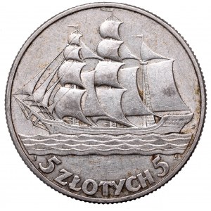 II Republic of Poland, 5 zloty 1936 Ship