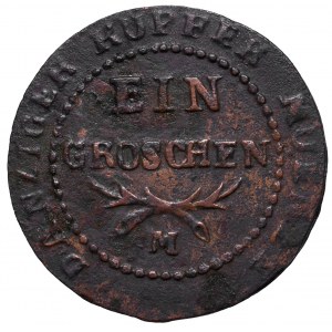 Free city of Danzig, 1 groschen 1809