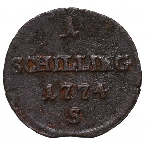 Austria, 1 schilling 1774, Smolnik