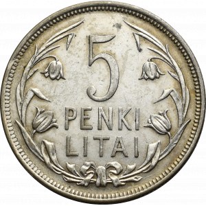 Lithuania, 5 litai 1925