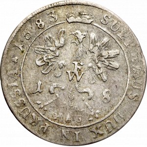 Germany, Brandenburg-Preussen, Friedrich Wilhelm, 18 groschen 1684