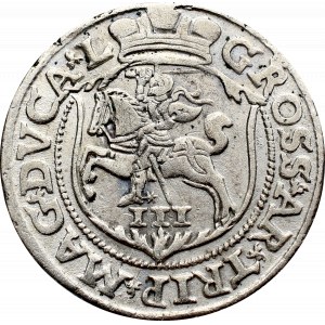 Sigismund II Augustus, 3 groschen 1563, Vilnius