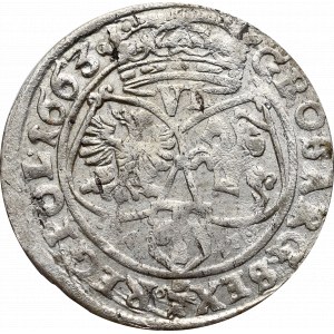 John II Casimir, 6 groschen 1663, Bromberg