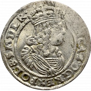 Jan II Kazimierz, Szóstak 1666, Bydgoszcz - D L R/z kropkami przy nominale
