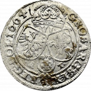 Jan II Kazimierz, Szóstak 1664, Bydgoszcz - L R/•VI• 1664