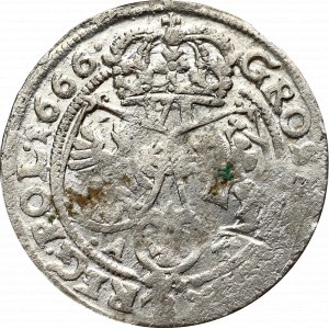 John II Casimir, 6 groschen 1666, Bromberg