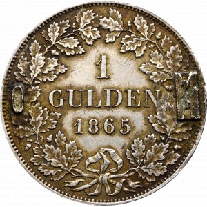 Niemcy, Ludwik II, Gulden 1865, Monachium