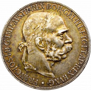 Austria, Franz Joseph, 5 krone 1907