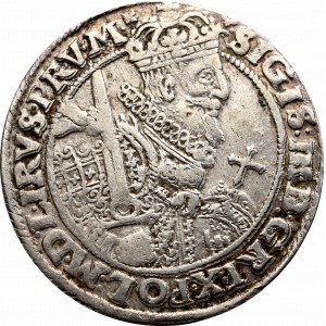 Zygmunt III Waza, Ort 1622, Bydgoszcz - ciekawa korona PRV M