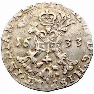 Spanish Netherlands, Flandres, Philip IV, 1/4 patagon 1633