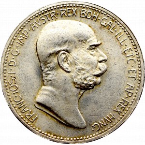 Austria, Franciszek, 1 korona 1908, Wiedeń