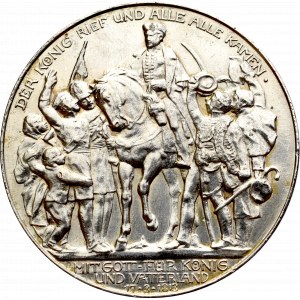 Germany, Prussia, Wilhelm II, 3 mark 1913