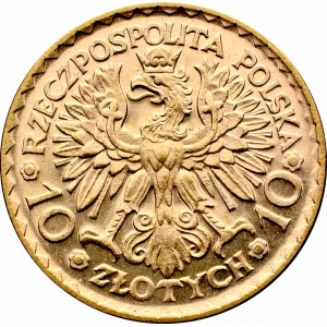 II Rzeczpospolita, 10 złotych 1925 Chrobry - PROOFLIKE