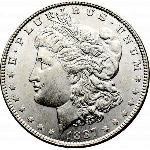 USA, Dolar 1887, Filadelfia - Morgan Dollar