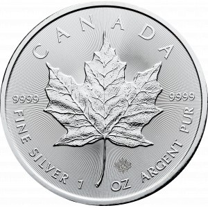 Kanada, 5 Dolarów 2016 - Liść klonu