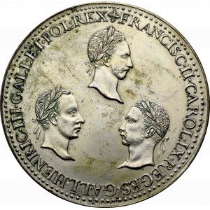 Francja, Medal 1558-1590, Katarzyna żona Henryka II - kopia galwaniczna