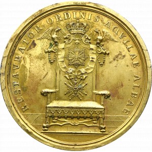 August III Sas, Medal na ustanowienie Orderu Orła Białego - kopia galwaniczna