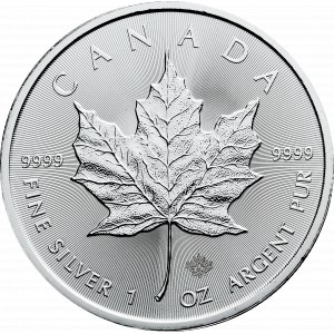 Kanada, 5 Dolarów 2016 - uncja srebra