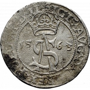 Zygmunt II August, Trojak 1563, Wilno- LI/LI