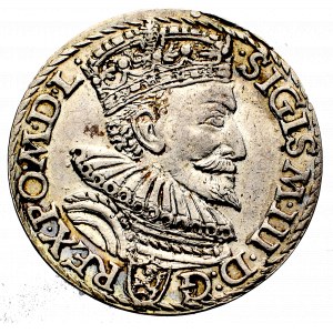 Zygmunt III Waza, Trojak 1594, Malbork - nieopisany •SIGISM•