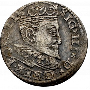 Zygmunt III Waza, Trojak 1596, Ryga - nieopisany DxG:
