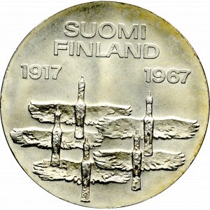 Finlandia, 10 markkaa 1967 - 50 lat odzyskania niepodległości