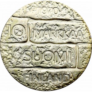 Finlandia, 10 markkaa 1970