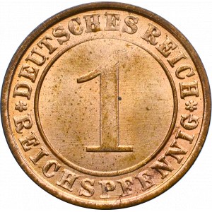 Republika Weimarska, 1 pfennig 1932 A