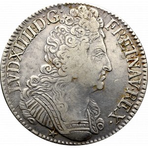 Francja, Ludwik XIV, 1 ecu 1709, Montpellier