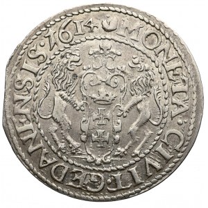 Zygmunt III Waza, Ort 1614, Gdańsk - małe cyfry