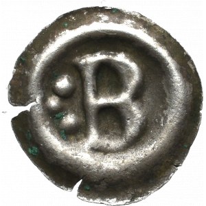 Kujawy(?), Kazimierz III Wielki, Brakteat B z trzema kulami