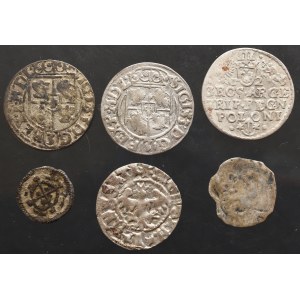 Zestaw srebrnych monet (6 sztuk)