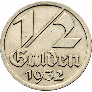 Wolne Miasto Gdańsk, 1/2 guldena 1932