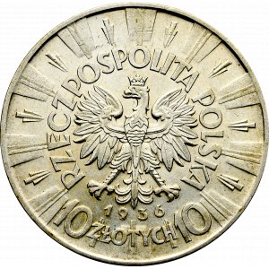 II Rzeczpospolita, 10 złotych 1936 Piłsudski