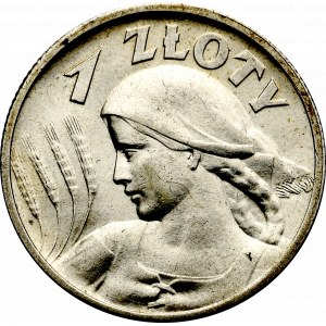 II Rzeczpospolita, 1 złoty 1925 Głowa kobiety